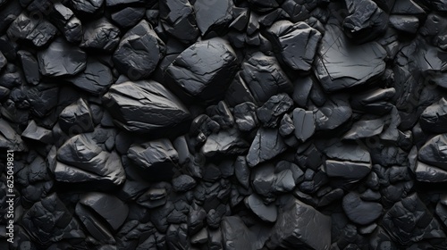 Black rock texture background . charcoal texture background.