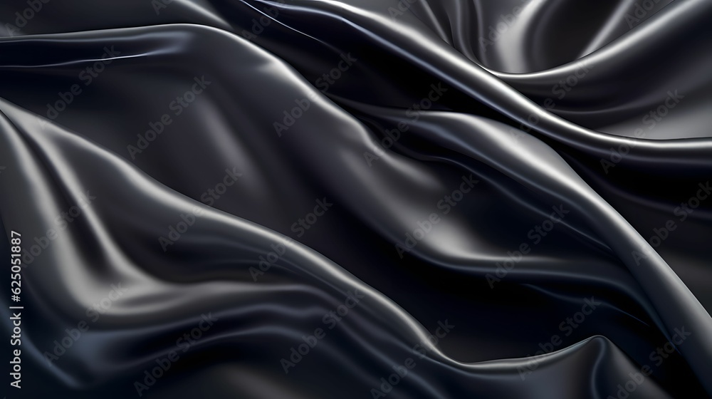 Elegant black silk texture background Elegant black silk texture background