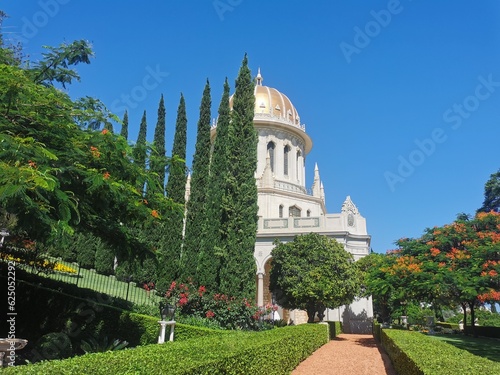 Schilderij op canvas Hanging Gardens of Haifa (Bahá’í Gärten) in the city of Haifa (Israel)