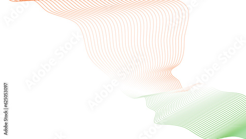 orange white green tech wavy lines abstract gradient background 