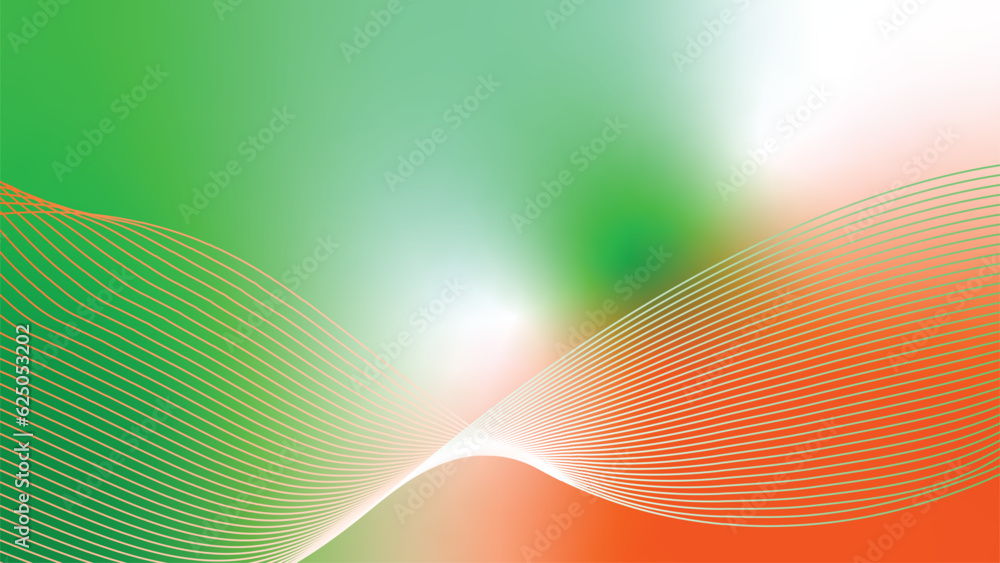 orange white green tech wavy lines abstract gradient background orange white green tech wavy lines abstract gradient background