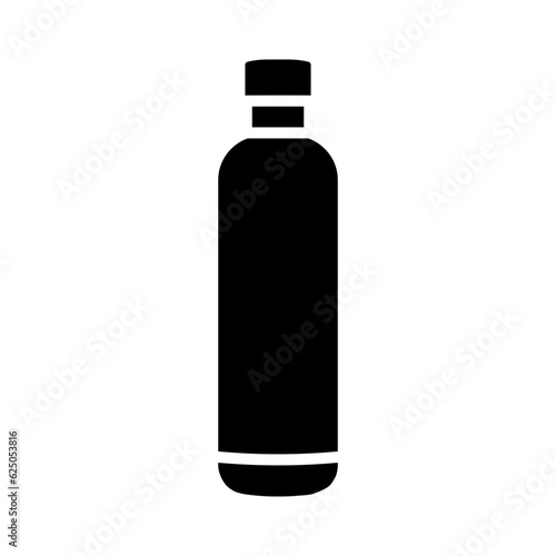 Flask vector icon. Thermos illustration sign. Bottle symbol or logo.