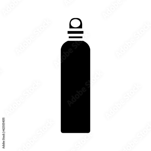 Flask vector icon. Thermos illustration sign. Bottle symbol or logo.