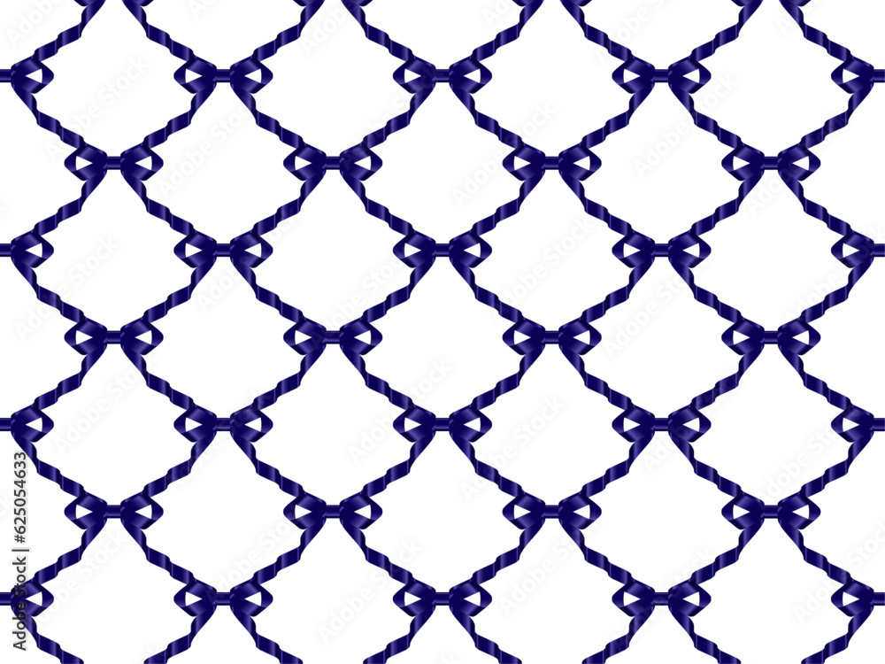 Fototapeta premium リボンB01-14羽