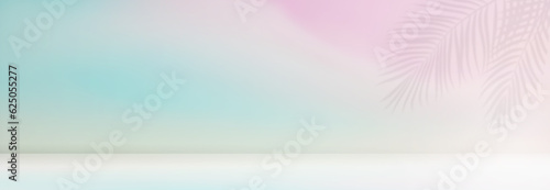 Cosmetic beauty product minimal scene with platform pastel multicolor background 3d render. Display stand white color mock up. stand show beauty  backdrop on pedestal. Simple Cylinder pastel design