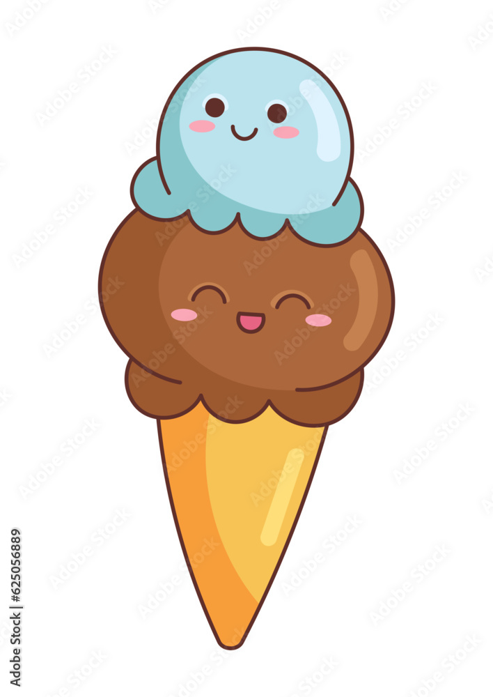 Ice Сream Sticker Bookmark Ice Сream Sticker Bookmark