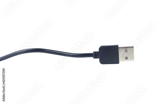 charging cable, USB cable, isolated from the background