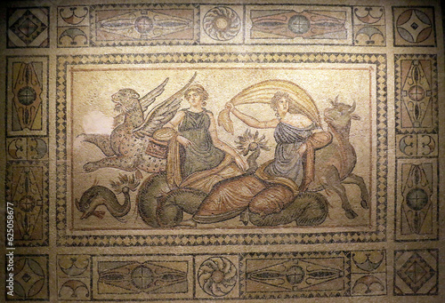 Gaziantep Zeugma Museum, Türkiye. The museum houses churches of the Late Antiquity and examples of Early Syriac and Christian iconography. photo