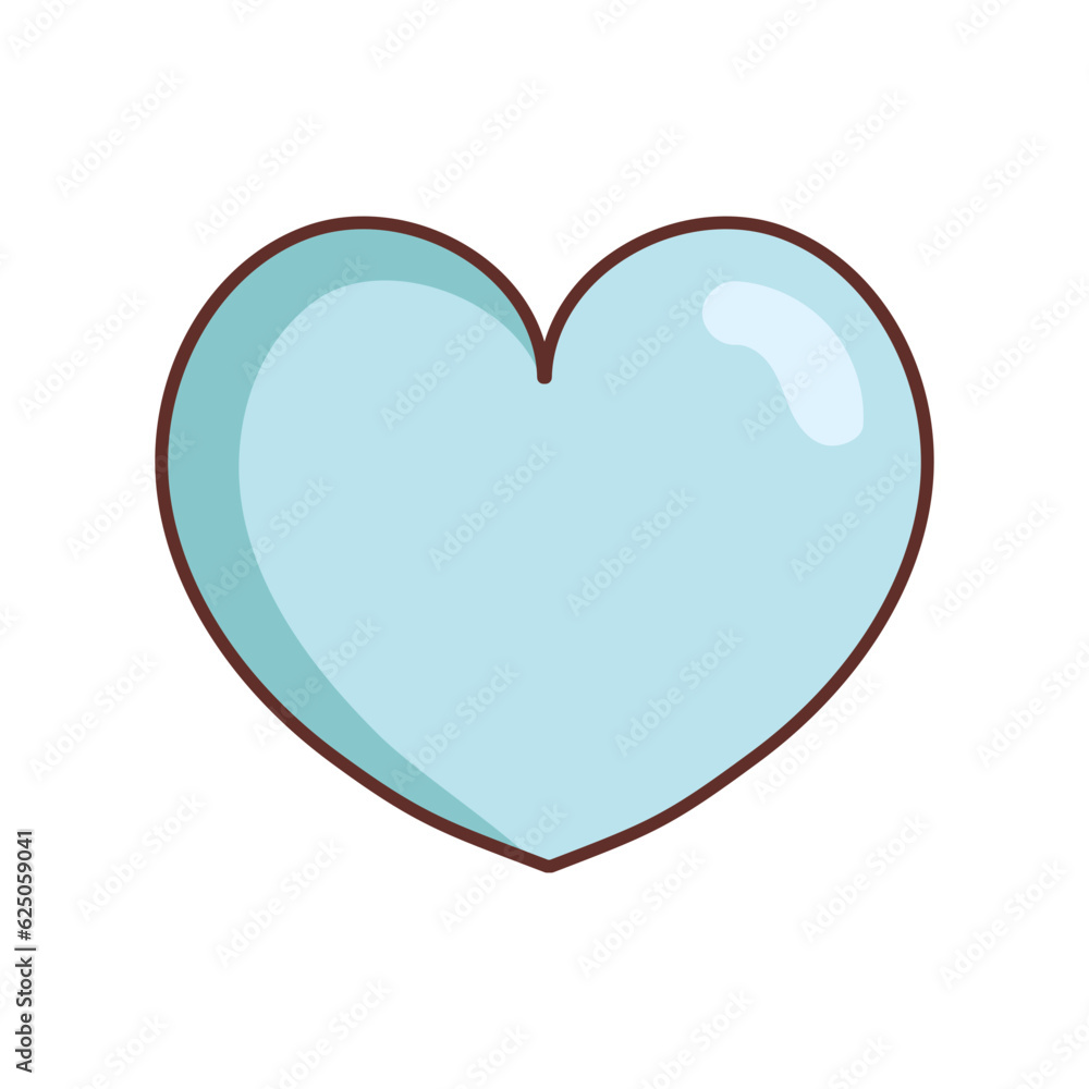 Heart Sticker Bookmark