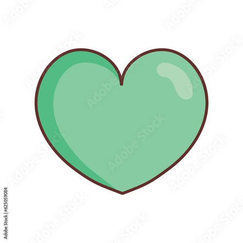 Heart Sticker Bookmark