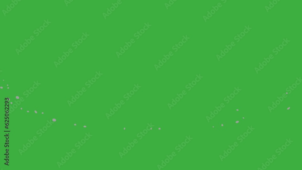 Animation loop video smoke element cartoon effect on green screen background Animation loop video smoke element cartoon effect on green screen background