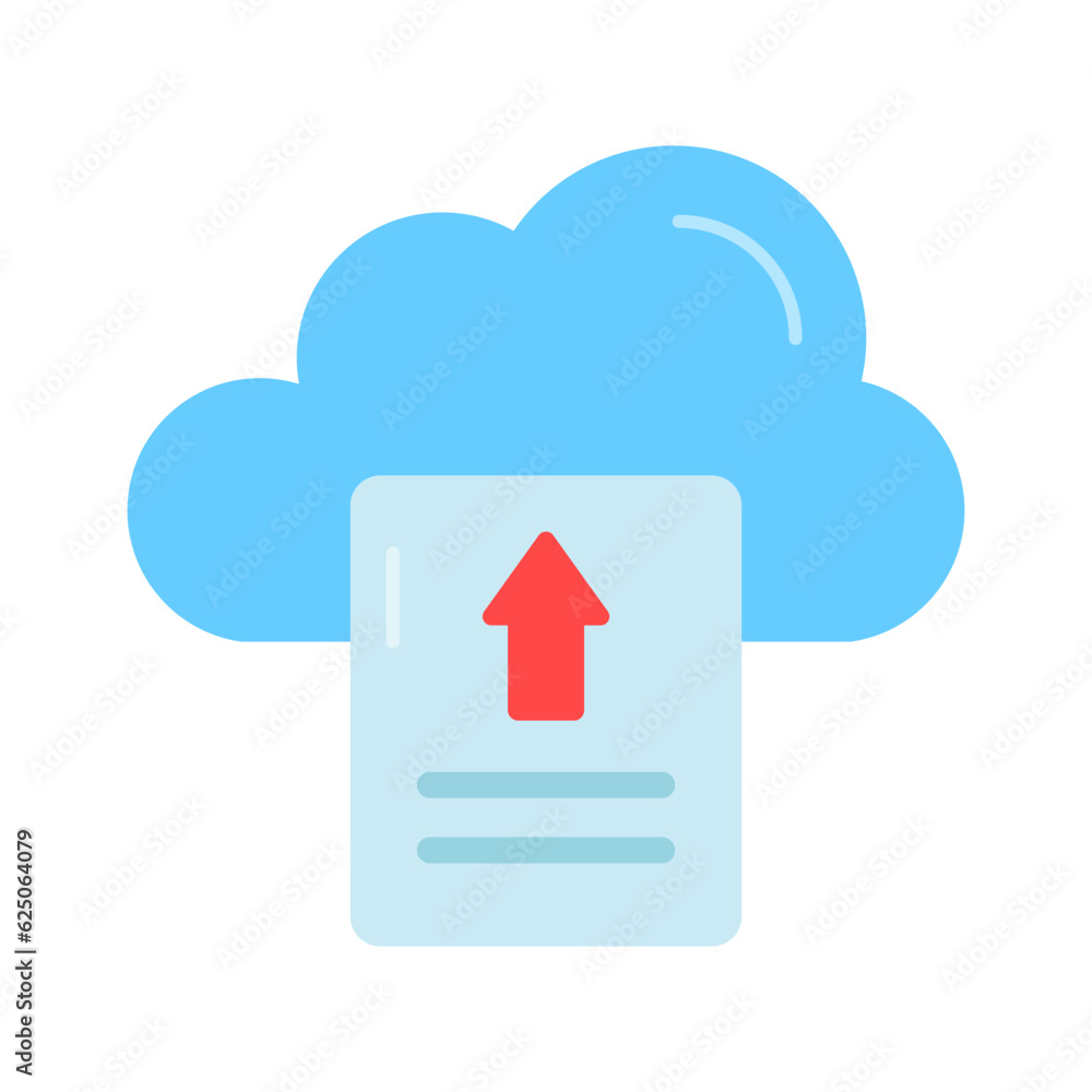 An icon of file uploading in modern style, editable vector isolated on white background An icon of file uploading in modern style, editable vector isolated on white background