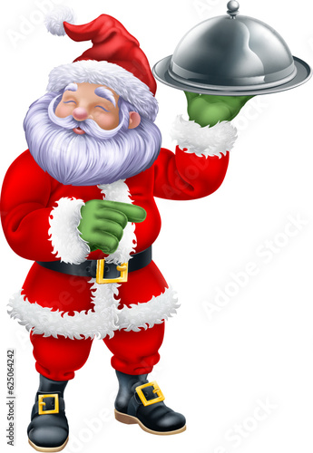 A Christmas Santa Claus fat...