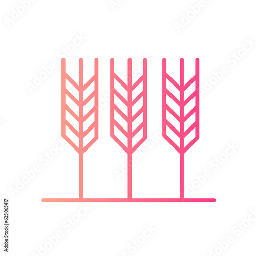 wheat gradient icon