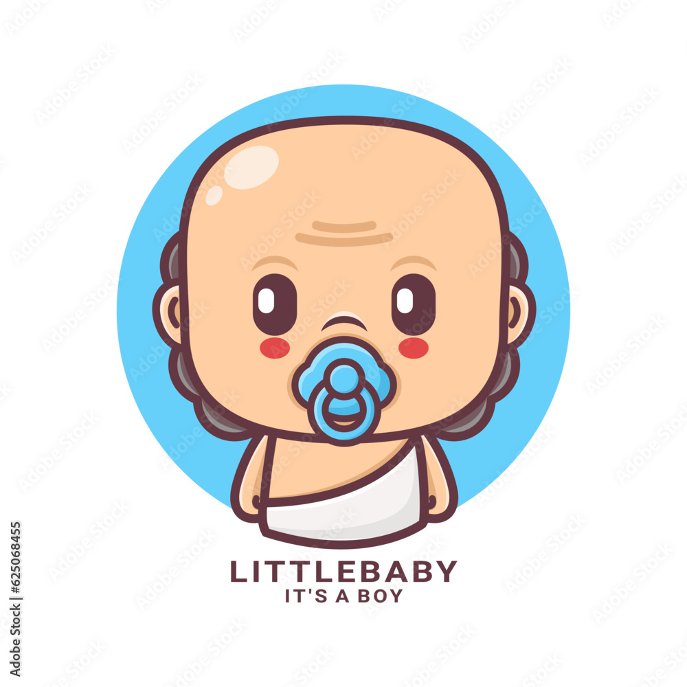 cute baby cartoon character vector illustration cute baby cartoon character vector illustration