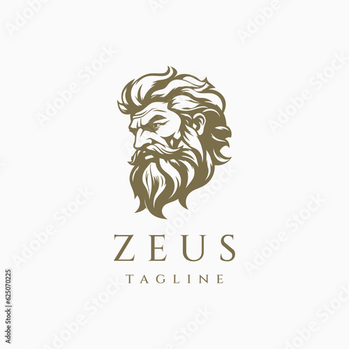 Zeus logo design vector illustration