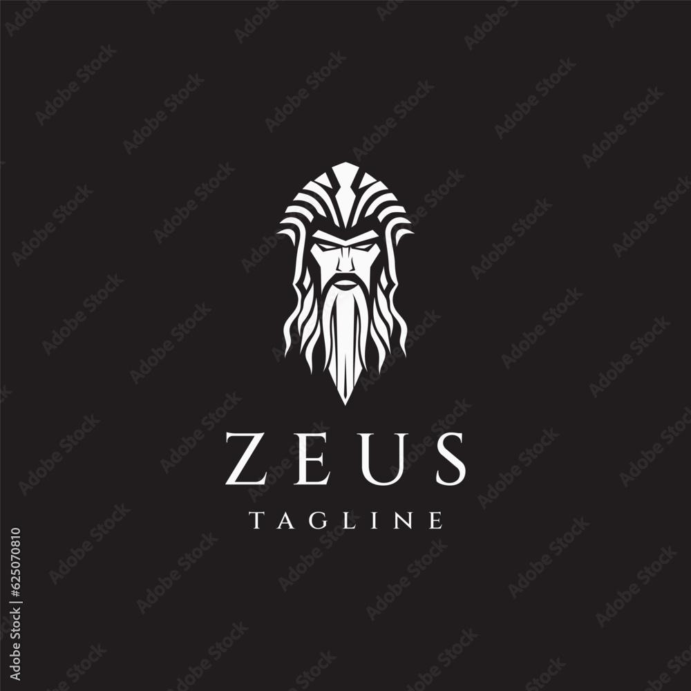 Zeus logo design vector illustration