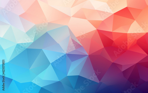 Abstract background with low poly design