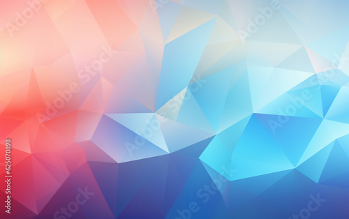 Abstract background with low poly design