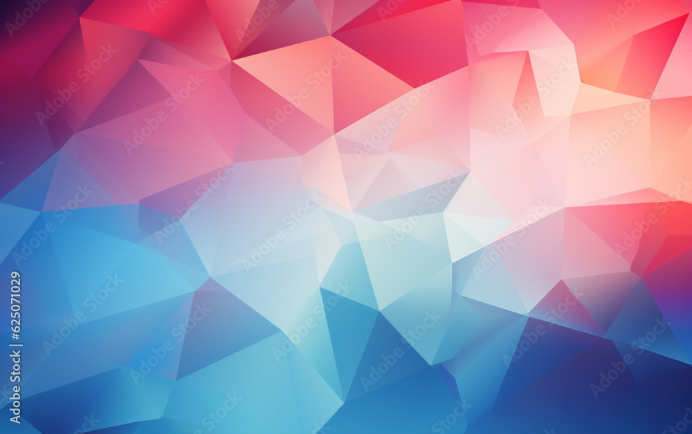 Abstract background with low poly design