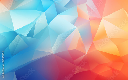 Abstract background with low poly design