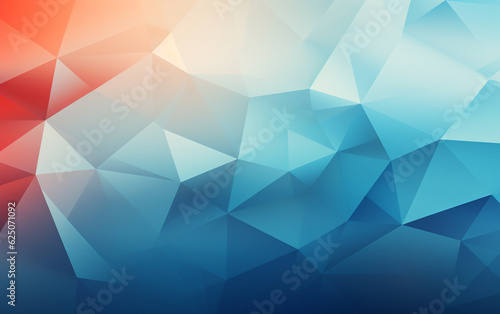 Abstract background with low poly design