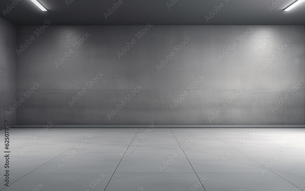 Abstract smooth empty grey studio well use as background Abstract smooth empty grey studio well use as background