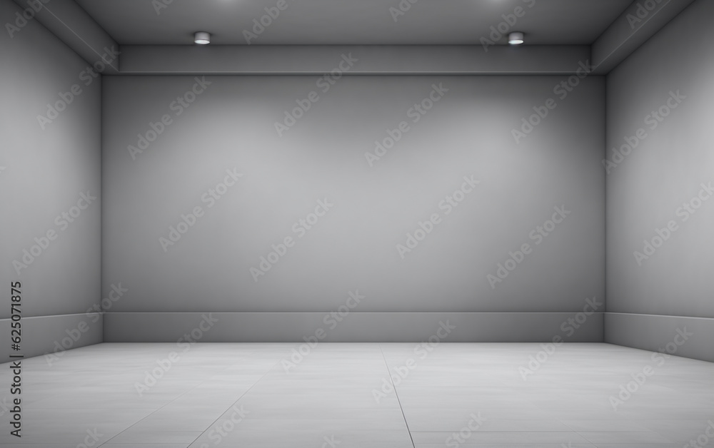 Abstract smooth empty grey studio well use as background Abstract smooth empty grey studio well use as background