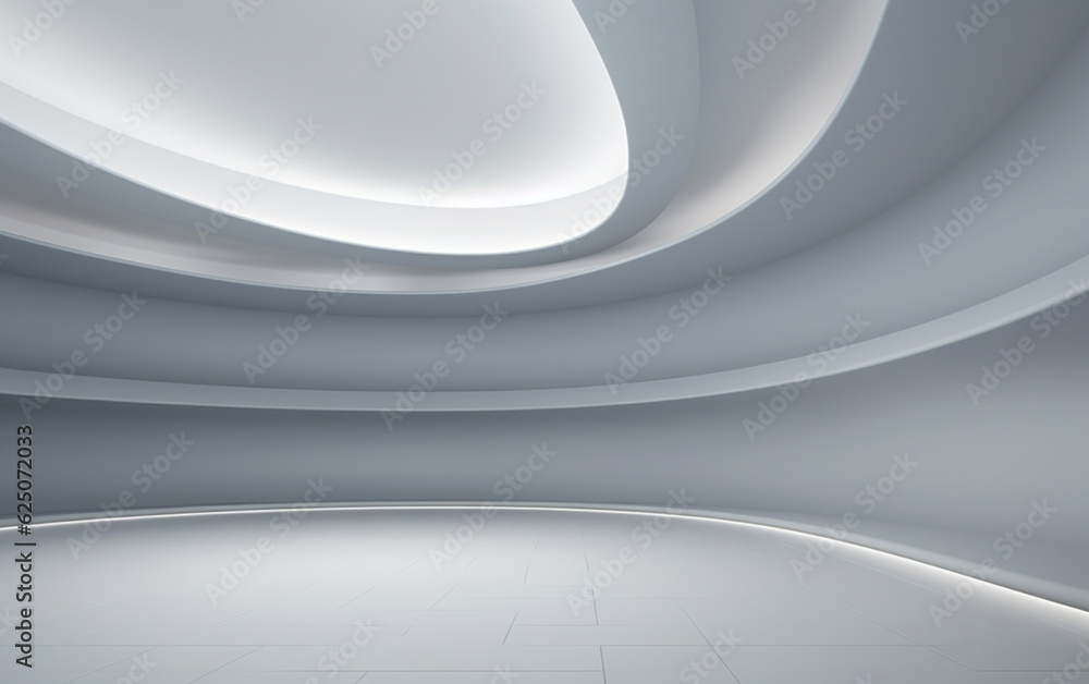 Abstract smooth empty grey studio well use as background Abstract smooth empty grey studio well use as background