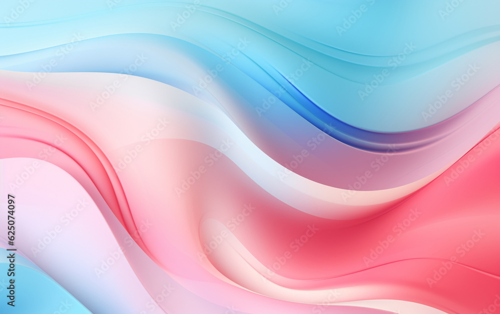Fototapeta premium Abstract wave background whit pastel colors abstract liquid lines whit vibrant colors smooth
