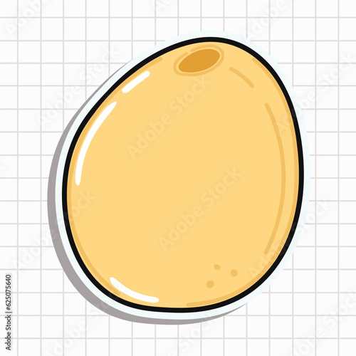 Cute Millet sticker character. Vector hand drawn cartoon kawaii character illustration icon. Fun Millet sticker character concept