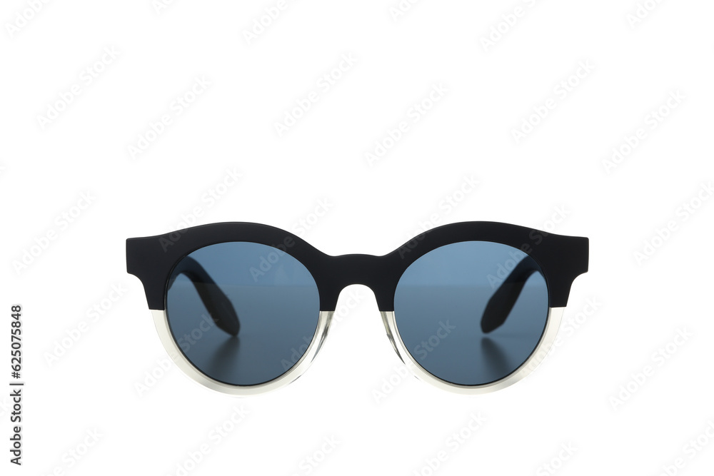 Fototapeta premium PNG, black sunglasses, isolated on white background