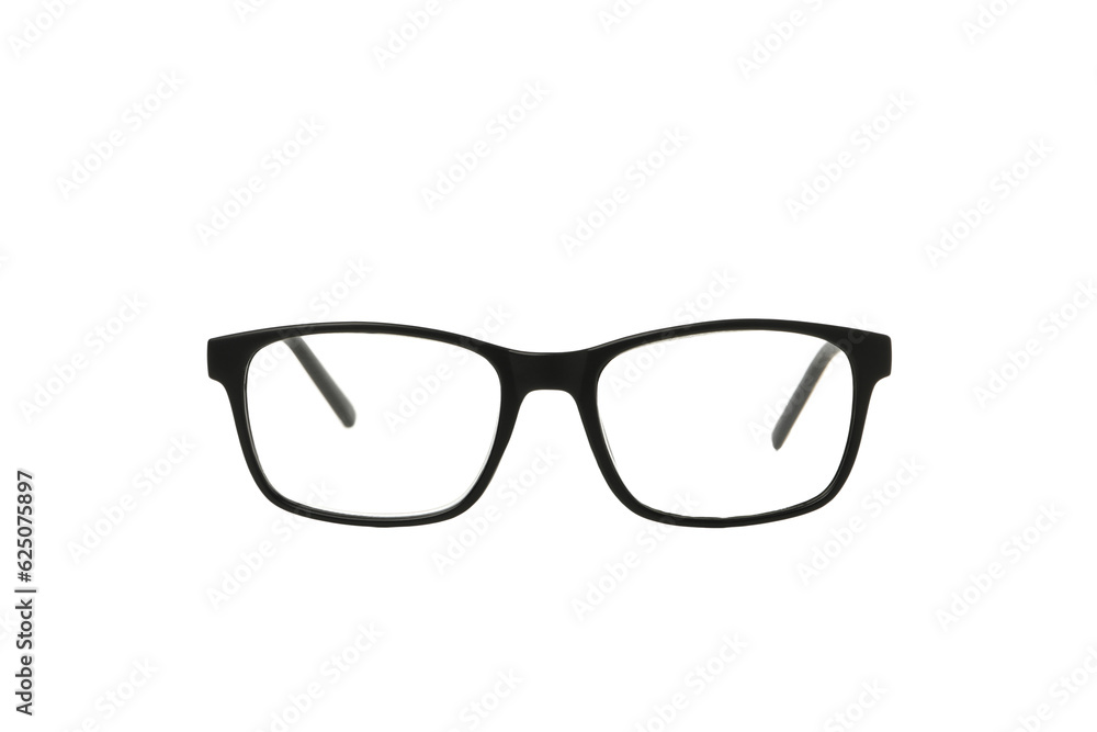 PNG, black glasses, isolated on white background PNG, black glasses, isolated on white background