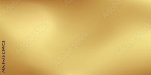 Gold abstract blurred gradient background. Vector illustration.