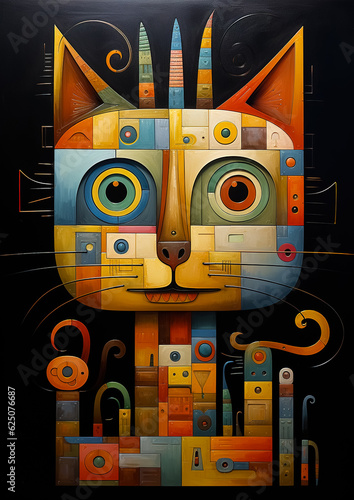 The cat. Illustration