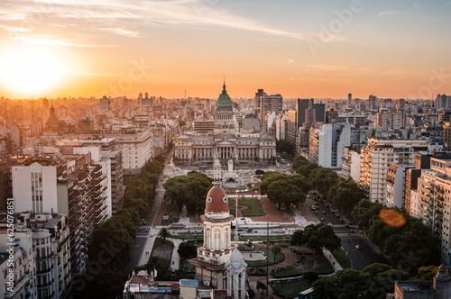 Majestic view of Buenos Aires, Argentina photo