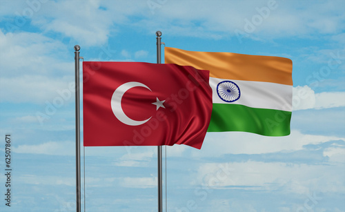 India and Turkey flag