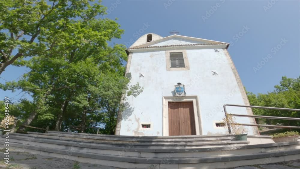Small church in the mountains of the Molise region, Italy Small church in the mountains of the Molise region, Italy