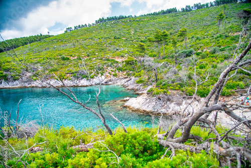 Cape Amarandos beach in Skopelos, Greece photo