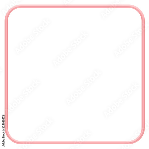 frame square, rounded edges,cute