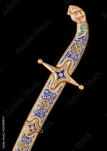 Arabic Colorful Sword, Medieval
