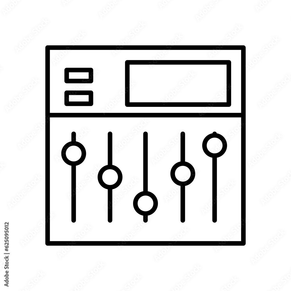 mixer line icon mixer line icon