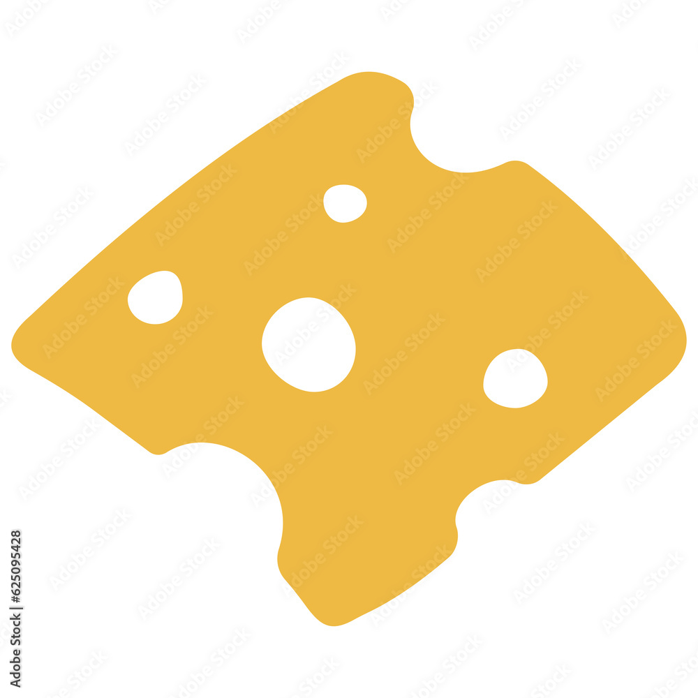 Fototapeta premium Cheese single 2 PNG