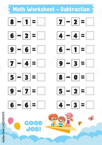 Math Worksheet Design For Kids