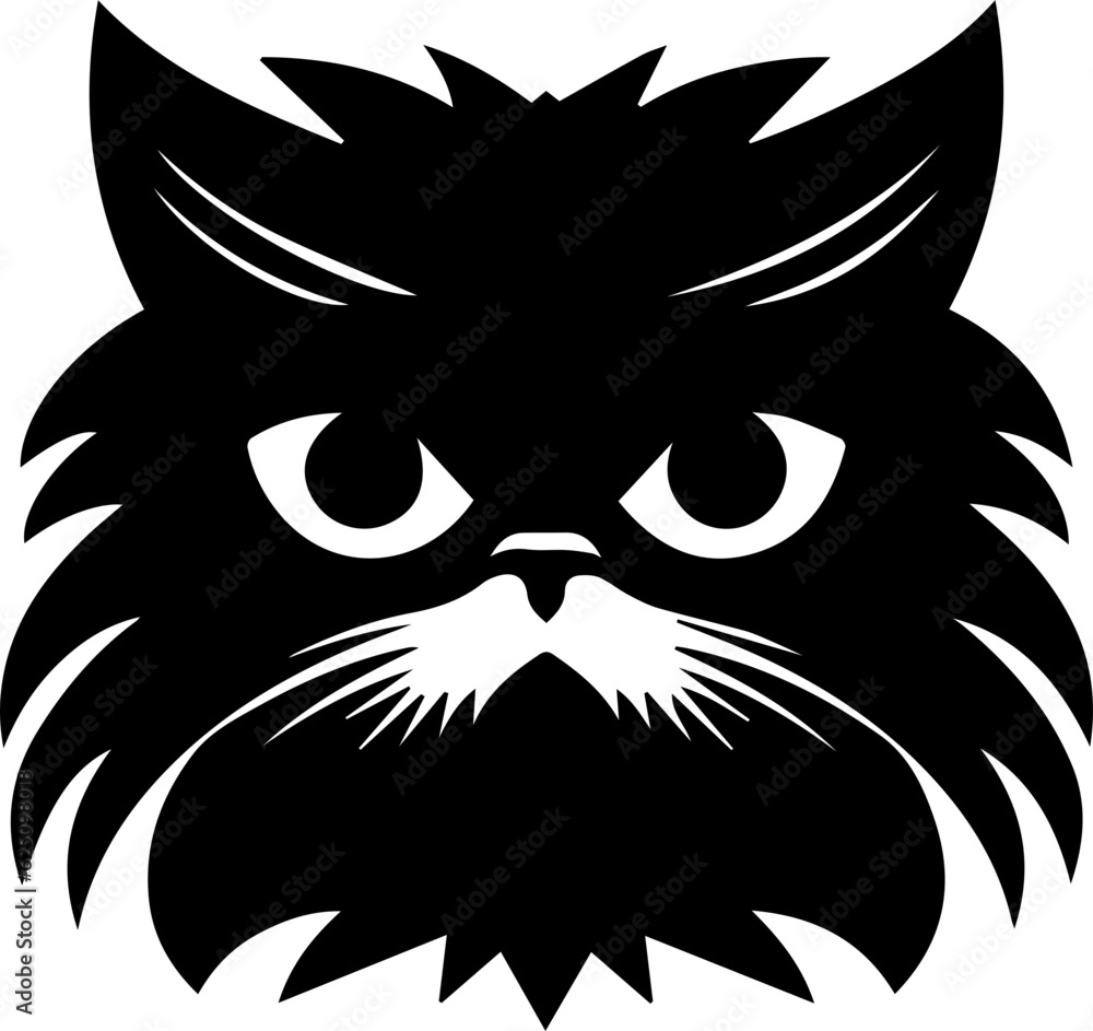 Persian Cat silhouette icon