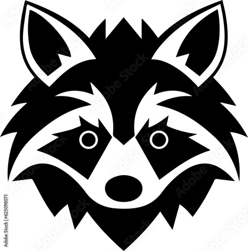raccoon silhouette icon