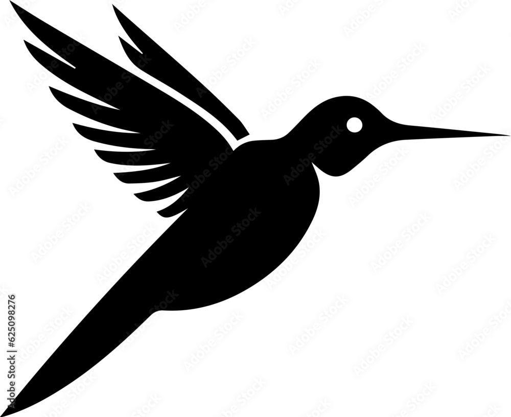 Fototapeta premium hummingbird icon