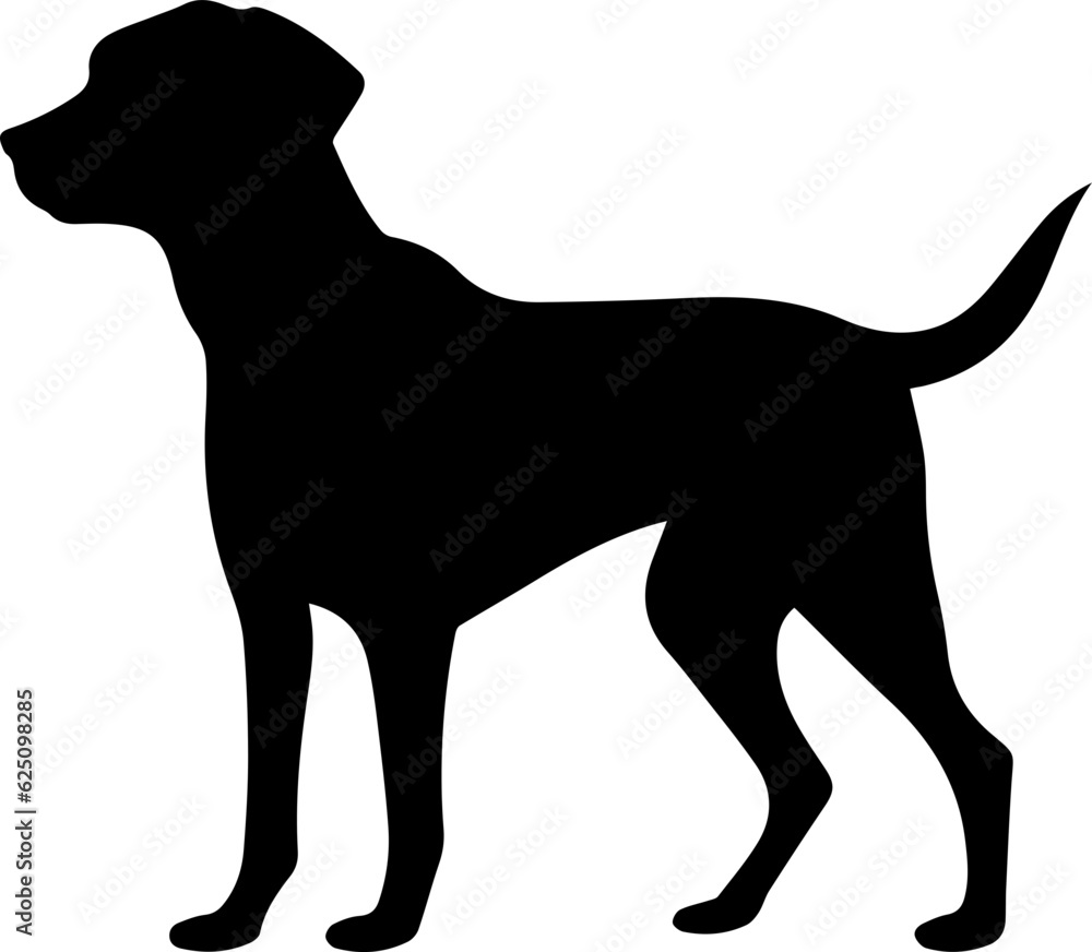 Hound dog silhouette icon 2