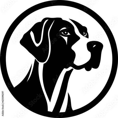 Hound dog silhouette icon