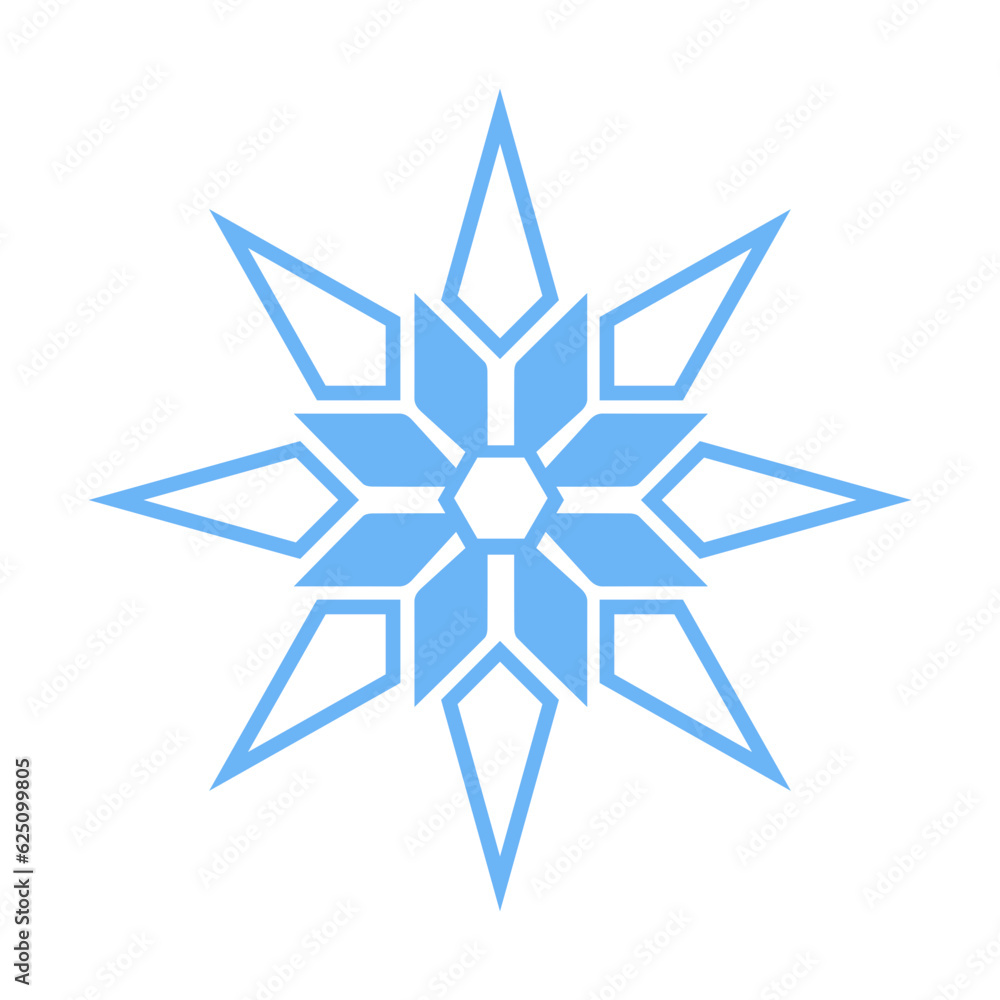 Obraz premium Snowflake Icon